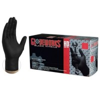 Glove, Industrial Black Nitrile 100Pcs XL